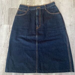 80’s Vintage Gitano Denim Pencil Skirt Size 10 Short